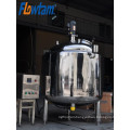 sanitary stainless steel emulsifying mixing tank (top insert emulsifier and scraper agitator)